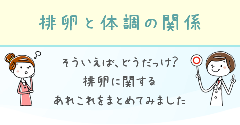 排卵と体調の関係